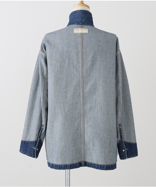 plage（プラージュ）の「《一部カラーWEB限定追加》coverall 4（デニムジャケット・レディース・ブラック/ネイビー・38/36）」の21枚目の写真