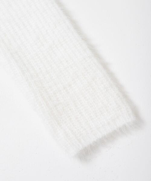 URBAN RESEARCH ROSSO WOMEN（アーバンリサーチ　ロッソ）の「シャギーVネックニット（ニット/セーター・レディース・グレー/ブルー系その他/ホワイト・FREE）」の10枚目の写真