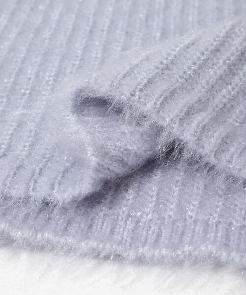 URBAN RESEARCH ROSSO WOMEN（アーバンリサーチ　ロッソ）の「シャギーVネックニット（ニット/セーター・レディース・グレー/ブルー系その他/ホワイト・FREE）」の22枚目の写真