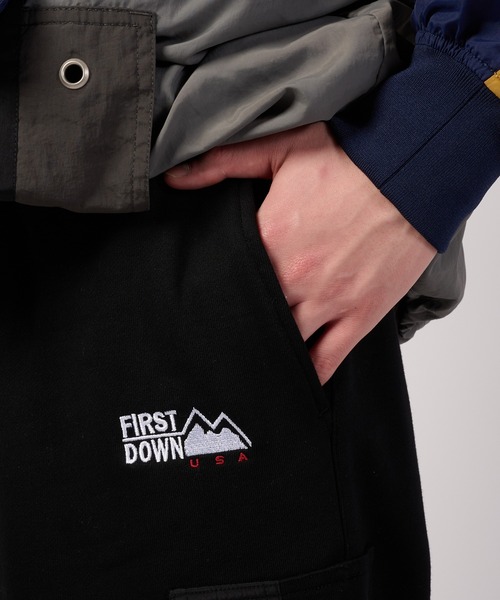 FIRST DOWN(ファーストダウン)の「スウェット テック パンツ(スウェットパンツ・メンズ・グレー/ブラック・L/XL/M)」の6枚目の写真
