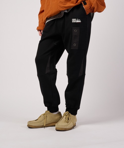 FIRST DOWN(ファーストダウン)の「スウェット テック パンツ(スウェットパンツ・メンズ・グレー/ブラック・L/XL/M)」の12枚目の写真