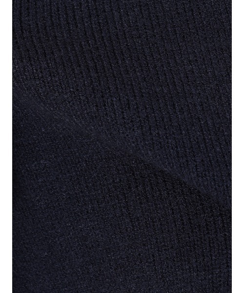 SUIT SQUARE（スーツスクエア）の「ダブルフェイスニットジャケット ウォッシャブル 無地 メタルボタン anysy（ノーカラージャケット・レディース・チャコールグレー/ネイビー/アイボリー・F）」の16枚目の写真