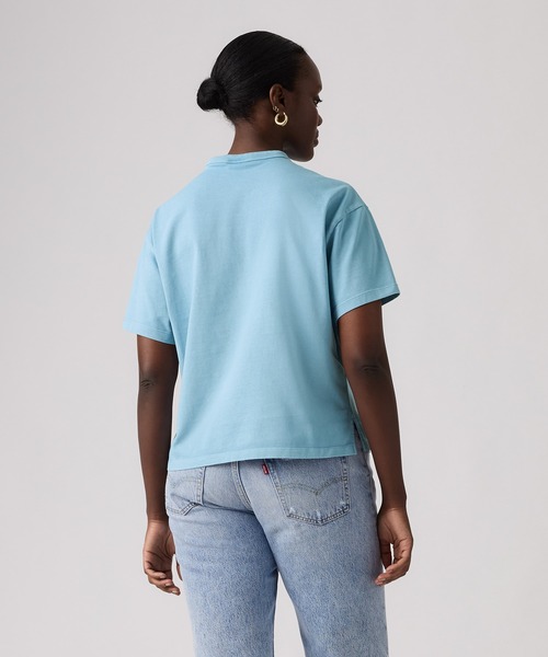 Levi's(リーバイス)の「Levi's/リーバイス ヴィンテージ ショートスリーブTシャツ(Tシャツ/カットソー・レディース・ブルー・M/S/XS)」の2枚目の写真