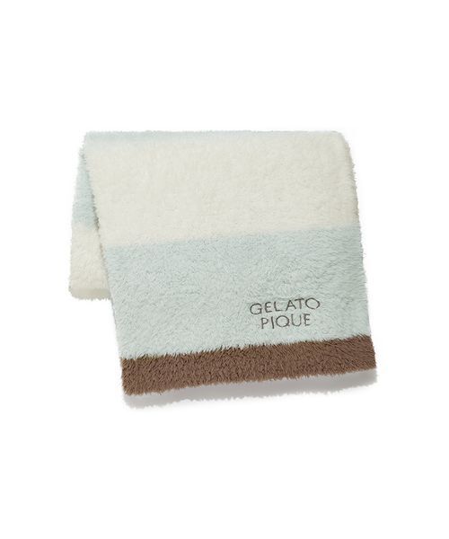 gelato pique（ジェラートピケ）の「ジェラート3ボーダーブランケット