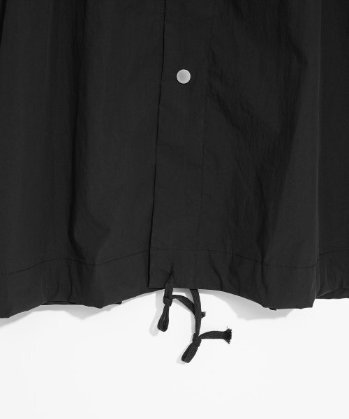 HARDCORE HAPPINESS(ハードコアハピネス)の「WAVE OVERSIZED CLASSIC COLLAR COAT_BLACK(トレンチコート・レディース・その他・FREE)」の7枚目の写真