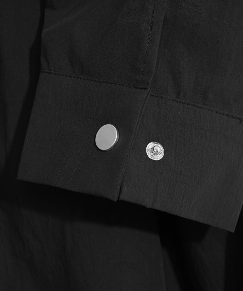 HARDCORE HAPPINESS(ハードコアハピネス)の「WAVE OVERSIZED CLASSIC COLLAR COAT_BLACK(トレンチコート・レディース・その他・FREE)」の9枚目の写真