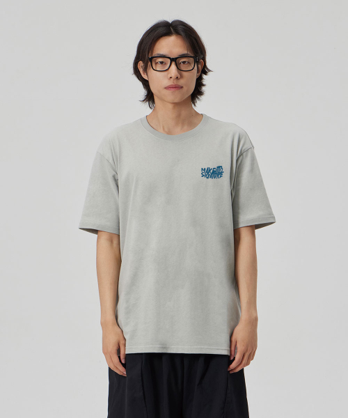 MAKEITTO（メイキット）の「[GRAFFITI LOGO] CREW NECK TEE_MINT（Tシャツ/カットソー・メンズ・その他・M/L/XL/XXL）」の4枚目の写真