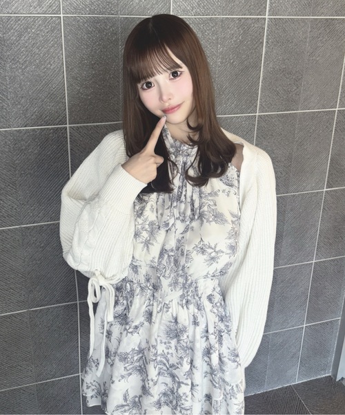 one way（ワンウェイ）の「レースアップボレロ（カーディガン/ボレロ・レディース・ホワイト/ピンク/グレー・FREE）」の10枚目の写真