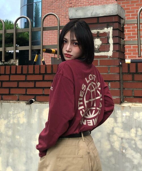 LMCの「OG COMBO LONG SLV TEE dark pink(Tシャツ/カットソー・レディース・その他・S/M/L/XL)」の12枚目の写真