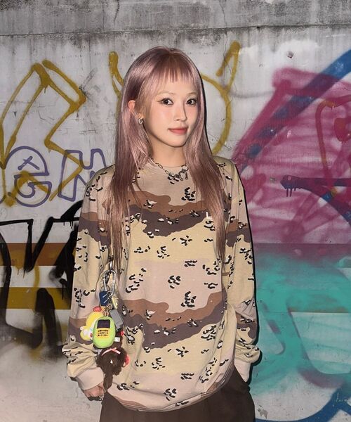 LMCの「OG COMBO LONG SLV TEE dark pink(Tシャツ/カットソー・レディース・その他・S/M/L/XL)」の2枚目の写真