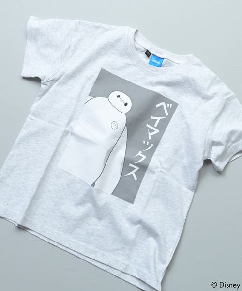 Disney(ディズニー)の「【ベイマックス】別注プリントTee(Tシャツ/カットソー・キッズ・杢グレー/ブルー/オフホワイト/チャコール/ピンク/ホワイト系その他・90/95/100/110/120/130/80)」の2枚目の写真