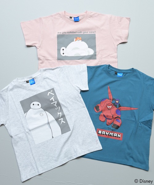 Disney(ディズニー)の「【ベイマックス】別注プリントTee(Tシャツ/カットソー・キッズ・杢グレー/ブルー/オフホワイト/チャコール/ピンク/ホワイト系その他・90/95/100/110/120/130/80)」の19枚目の写真