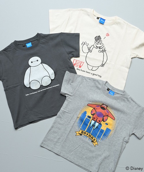 Disney(ディズニー)の「【ベイマックス】別注プリントTee(Tシャツ/カットソー・キッズ・杢グレー/ブルー/オフホワイト/チャコール/ピンク/ホワイト系その他・90/95/100/110/120/130/80)」の20枚目の写真