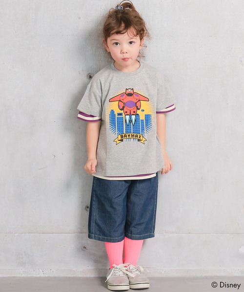 Disney(ディズニー)の「【ベイマックス】別注プリントTee(Tシャツ/カットソー・キッズ・杢グレー/ブルー/オフホワイト/チャコール/ピンク/ホワイト系その他・90/95/100/110/120/130/80)」の22枚目の写真