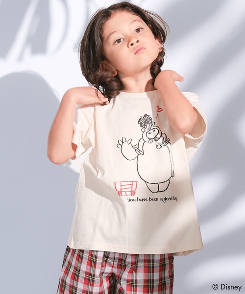 Disney(ディズニー)の「【ベイマックス】別注プリントTee(Tシャツ/カットソー・キッズ・杢グレー/ブルー/オフホワイト/チャコール/ピンク/ホワイト系その他・90/95/100/110/120/130/80)」の8枚目の写真