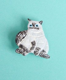 gargle（ガーグル）の「gargle ガーグル：アニマルシリーズ　うちの猫　ミケねこ　トラねこ　シャムねこ　グレーねこ　猫の日　にゃんにゃんにゃん　ブローチ（ブローチ/コサージュ）」