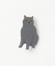 gargle（ガーグル）の「gargle ガーグル：アニマルシリーズ　うちの猫　ミケねこ　トラねこ　シャムねこ　グレーねこ　猫の日　にゃんにゃんにゃん　ブローチ（ブローチ/コサージュ）」