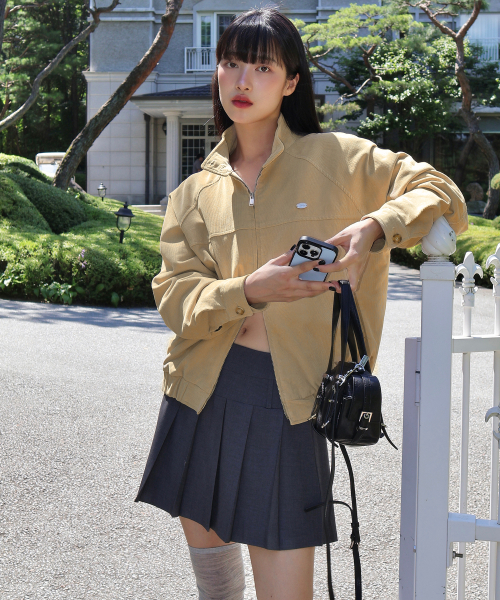 OURHOPE(アワーホープ)の「ウールプリーツショートスカート - グレー(スカート・レディース・その他・1/M)」の2枚目の写真