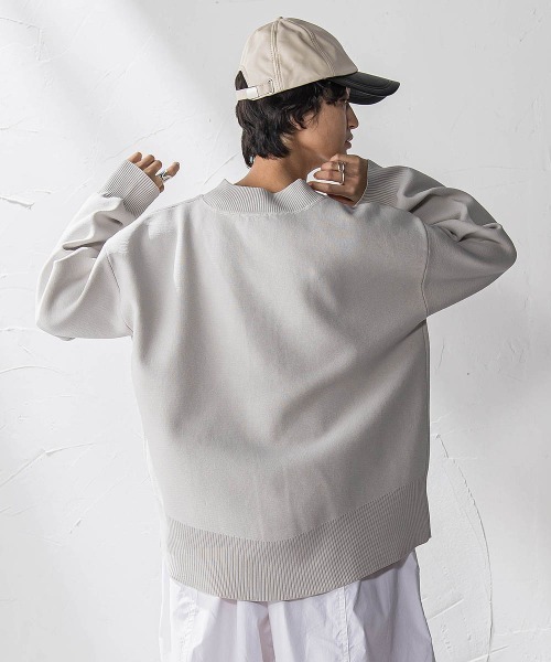 MAYSON GREY(メイソングレイ)の「スポンディッシュVネックニットカーディガン(カーディガン/ボレロ・レディース・ベージュ/ネイビー/イエロー・M)」の5枚目の写真