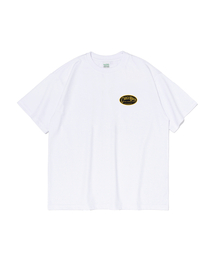 CARGOBROS（カーゴブロス）の「スモールロゴオーバー半袖Tシャツ（ホワイト）（Tシャツ/カットソー）」