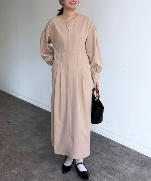 Chez toi（シェトワ）の「デニム切替ワンピース（ワンピース・レディース・ベージュ/インディゴブルー/ブラック・FREE）」の11枚目の写真