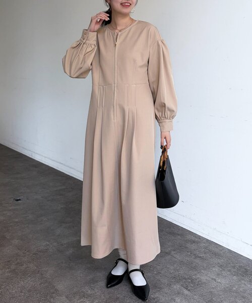 Chez toi（シェトワ）の「デニム切替ワンピース（ワンピース・レディース・ベージュ/インディゴブルー/ブラック・FREE）」の13枚目の写真