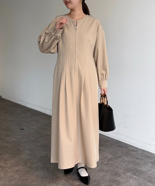 Chez toi（シェトワ）の「デニム切替ワンピース（ワンピース・レディース・ベージュ/インディゴブルー/ブラック・FREE）」の15枚目の写真