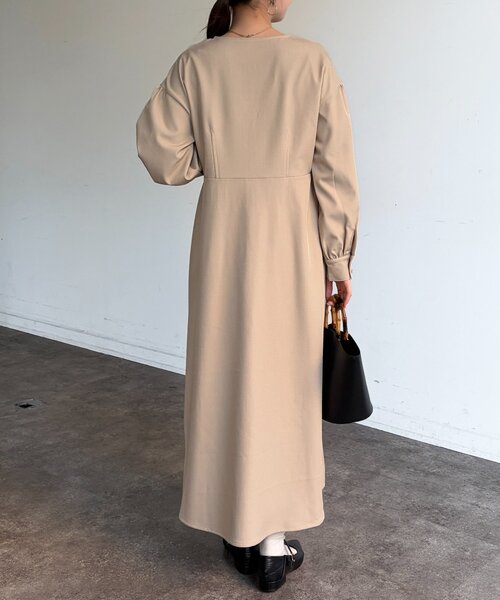 Chez toi（シェトワ）の「デニム切替ワンピース（ワンピース・レディース・ベージュ/インディゴブルー/ブラック・FREE）」の18枚目の写真