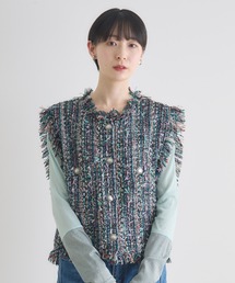 Paradise Picnic | TRANOI.ファンシーツイードジレ(ベスト)