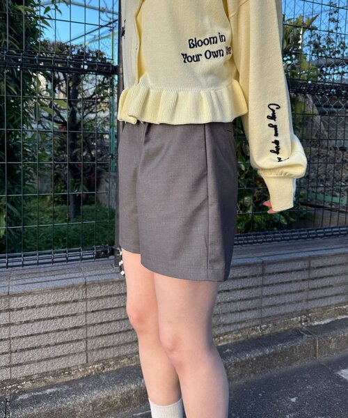 CIAOPANIC(チャオパニック)の「ハイウエスト美脚ショートパンツ/セットアップ(その他パンツ・レディース・サックスブルー/ネイビー/ブラウン・ONE SIZE)」の21枚目の写真