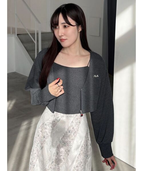 FILA(フィラ)の「【FILA別注】裏毛アンサンブル(Tシャツ/カットソー・レディース・チャコールグレー/グレー・FREE)」の21枚目の写真