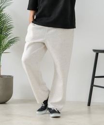 Blue Standard （ブルースタンダード）の「【BLUE STANDARD/ブルースタンダード】パフィースウェット バレルレッグパンツ ストレッチ 体型カバー 春服（スウェットパンツ）」