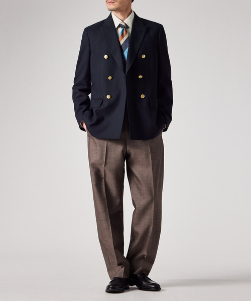 美品 Paul Smith ポールスミス 銀ボタン テーラードジャケット 黒 メタルボタン シングル2Bブレザー / 163104 2339B（テーラード