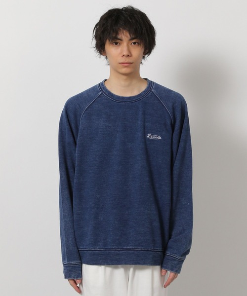 LAKOLE（ラコレ）の「インディゴスラブ裏毛 / 643973（Tシャツ/カットソー・メンズ・ブラック/ネイビー・MEDIUM/LARGE）」の8枚目の写真