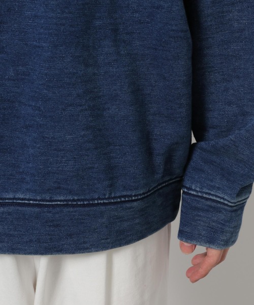 LAKOLE（ラコレ）の「インディゴスラブ裏毛 / 643973（Tシャツ/カットソー・メンズ・ブラック/ネイビー・MEDIUM/LARGE）」の13枚目の写真