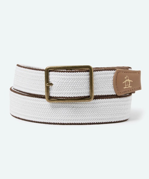 MUNSINGWEAR(マンシングウェア)の「リバーシブルゴムメッシュベルト(ベルト・メンズ・グリーン/ネイビー/ベージュ・F)」の4枚目の写真