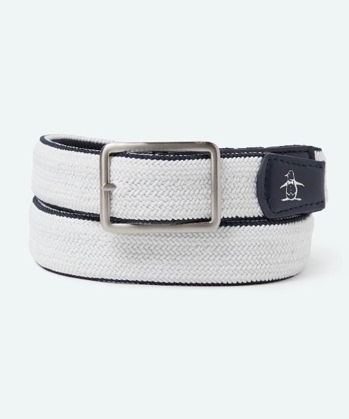 MUNSINGWEAR(マンシングウェア)の「リバーシブルゴムメッシュベルト(ベルト・メンズ・グリーン/ネイビー/ベージュ・F)」の6枚目の写真