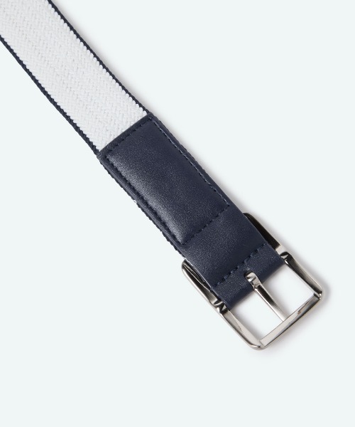 MUNSINGWEAR(マンシングウェア)の「リバーシブルゴムメッシュベルト(ベルト・メンズ・グリーン/ネイビー/ベージュ・F)」の8枚目の写真
