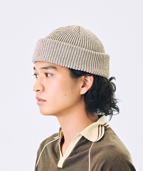 CA4LA（カシラ）の「WTURN WASH11（ニットキャップ/ビーニー・メンズ・グレー/ブラック/ベージュ・ONESIZE）」の5枚目の写真