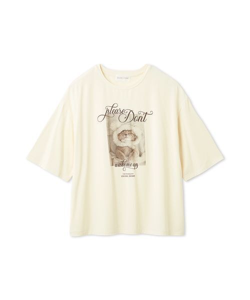 SNIDEL HOME(スナイデルホーム)の「【KOROMO】【接触冷感】カットTシャツ(ルームウェア/パジャマ・レディース・アイボリー/ベージュ/ピンク・F)」の12枚目の写真
