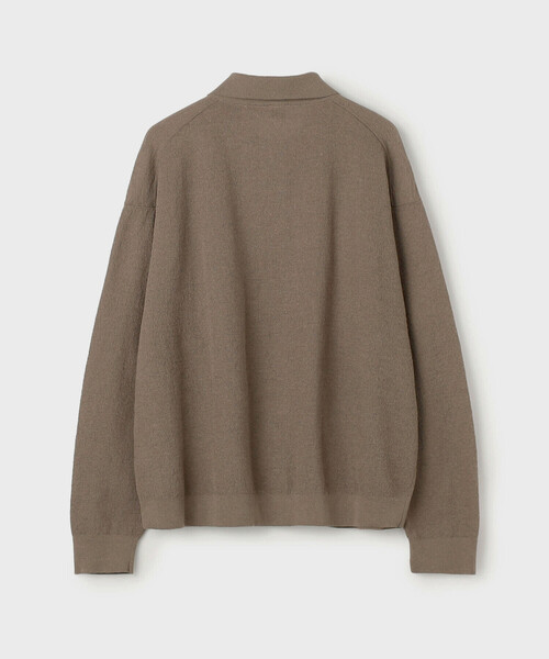 ORCIVAL（オーシバル）の「ORCIVAL | ハーフミラノニット 衿付きニットカーディガン MEN（カーディガン/ボレロ・メンズ・ブラック/ブラウン系その他2・5/4）」の4枚目の写真