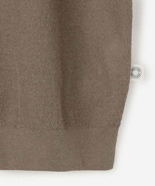 ORCIVAL（オーシバル）の「ORCIVAL | ハーフミラノニット 衿付きニットカーディガン MEN（カーディガン/ボレロ・メンズ・ブラック/ブラウン系その他2・5/4）」の7枚目の写真