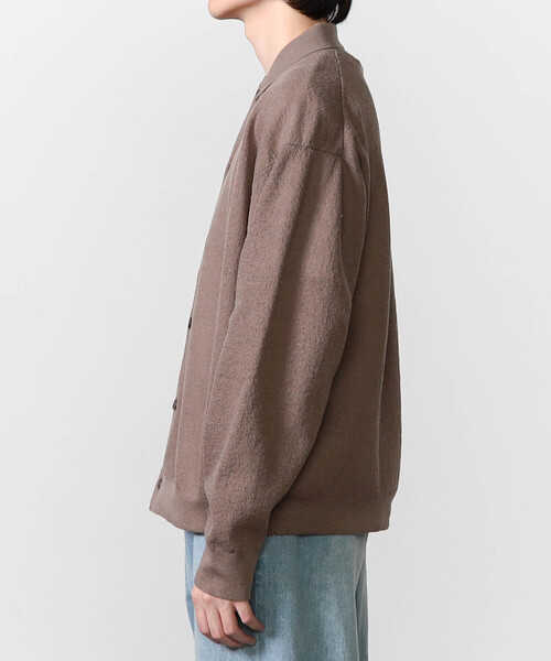 ORCIVAL（オーシバル）の「ORCIVAL | ハーフミラノニット 衿付きニットカーディガン MEN（カーディガン/ボレロ・メンズ・ブラック/ブラウン系その他2・5/4）」の9枚目の写真