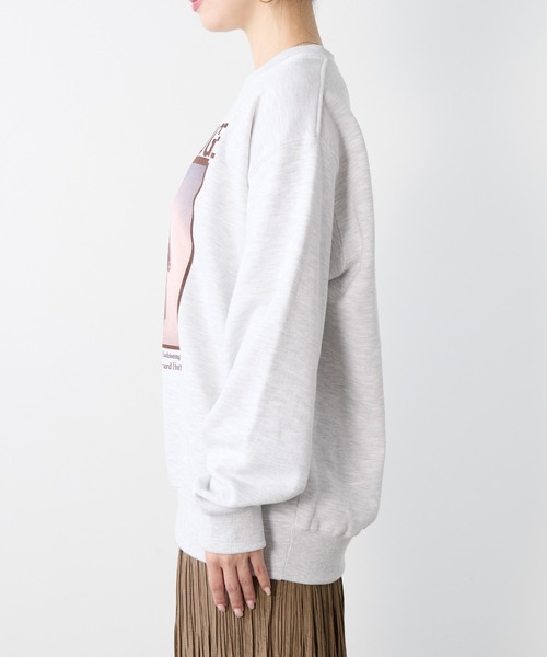 Johnbull（ジョンブル）の「【Johnbull】フォトプリント裏毛スウェット-LIFE CAMBRIDGE SWT（スウェット・レディース・ライトグレー・M）」の11枚目の写真