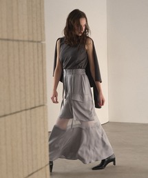 MIELI INVARIANT | Layer Cape Ensemble Knit Tops(ニット/セーター)