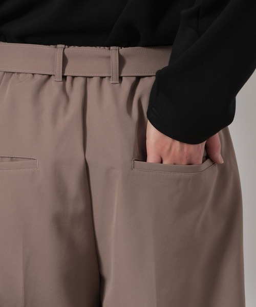 LAKOLE（ラコレ）の「ベルトツキトラウザー / 647745（その他パンツ・メンズ・ブラック/モカ/グレー・LARGE/MEDIUM）」の12枚目の写真