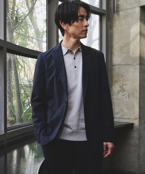 JUN STANDARD PICKS(ジュンスタンダードピックス)の「シルキータッチプレーティングポロ(ポロシャツ・メンズ・グレー/ネイビー/ブラック・S/M/L/LL)」の16枚目の写真