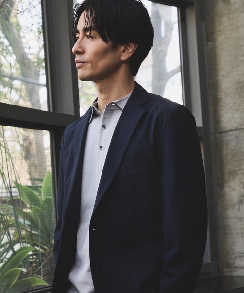 JUN STANDARD PICKS(ジュンスタンダードピックス)の「シルキータッチプレーティングポロ(ポロシャツ・メンズ・グレー/ネイビー/ブラック・S/M/L/LL)」の17枚目の写真