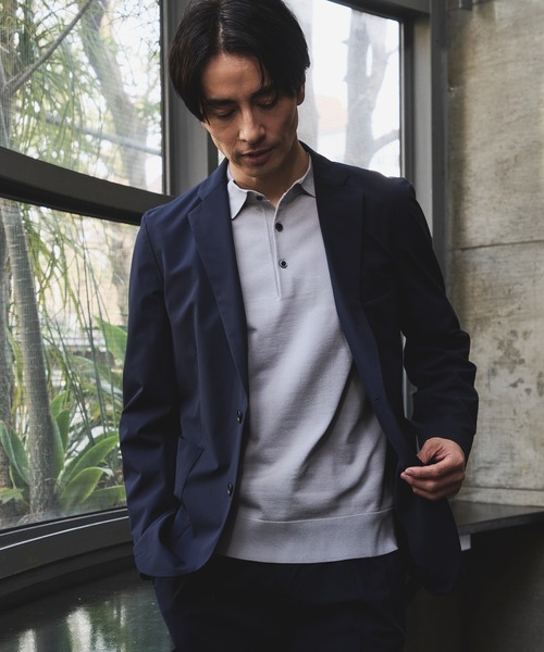 JUN STANDARD PICKS(ジュンスタンダードピックス)の「シルキータッチプレーティングポロ(ポロシャツ・メンズ・グレー/ネイビー/ブラック・S/M/L/LL)」の18枚目の写真