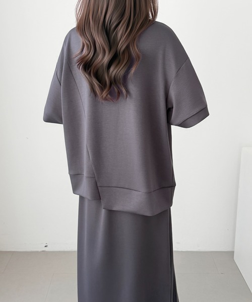 ABITOKYO(アビトーキョー)の「ジップアップデザインダンボールプルオーバーセットアップ(セットアップ・レディース・ブラック/チャコールグレー/ベージュ・L/M)」の9枚目の写真